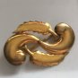 Authentic Victorian Gold Filled Pin Leaf Feathers Antique Romantic Revival Sweet