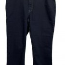 NEW Comfort Jeans Riders Lee Stretch Straight Leg Deep Dyed Indigo Size 18P
