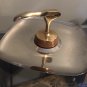 MCM Tray Nut Cracker Mid Century Vintage Stainless w Wood Farm House Chic Nice