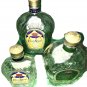 3 Crown Royal Bottles Empty 375ml & 750ml w Cap DIY Art Craft Lights Breweriana