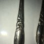 Vintage Oneida Community Silverplate 1953 WHITE ORCHID 5 Salad Forks Mid Century