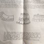 Vtg Doll Pattern Modern New Born Premie Dress Easy Sew Brown House 417 18"-19"