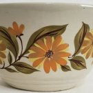 Vintage MCM Bowl Capri Mixing Bake Serve Stoneware Large Farm Country Daisy RARE