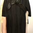 Vintage 50s Dress Elegant Sexy Mad Men Style Couture Plus Size Bust 40” Hip 46”