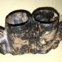 Vintage Carved Soap Stone Monkey Ink Brush Wash See Speak Hear No Evil Toothpick