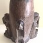 Vintage Carved Soap Stone Monkey Ink Brush Wash See Speak Hear No Evil Toothpick