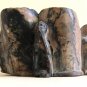 Vintage Carved Soap Stone Monkey Ink Brush Wash See Speak Hear No Evil Toothpick