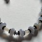925 Bali Sterling Silver Chalcedony & Akoya Blue Pearl Necklace Earrings Artisan