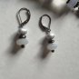 925 Bali Sterling Silver Chalcedony & Akoya Blue Pearl Necklace Earrings Artisan