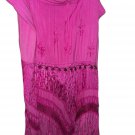 Plus Size Maxi Skirt Boho Festival Romantic Chic Accent PINK Like Holy Cloth 5X