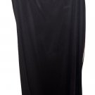 Plus Size Skirt Black Chiffon Overlay Long Elegant Lil Sassy Comfy Classic 3X