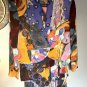 Extremely RARE Carole Little Set Jacket Top Skirt Shorts Vintage 90s Art Faces 8