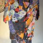 Extremely RARE Carole Little Set Jacket Top Skirt Shorts Vintage 90s Art Faces 8