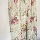 Maxi Skirt Romantic Cottagecore Flowy Floral Sheer Chiffon Like 38” - 40” Waist