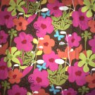 Retired Fabric Remnant Shadow Flower Power Pink French Bull 4 yds x 44" Windham