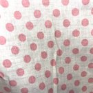 Vintage Cotton FABRIC Pink Polka Dot Beautiful 1930s 40s Soft For Dress 45x 124” Vintage Cotton FABRIC Pink Polka Dot Beautiful 1930s 40s Soft For Dress 45x 124”