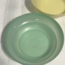 Vintage Tupperware Cereal Bowls Pastel 1960s Original 60s Soft Yelo Mint Green 2 Vintage Tupperware Cereal Bowls Pastel 1960s Original 60s Soft Yelo Mint Green 2
