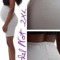 2 Pair Maternity Tummy Control Shorts Short Leggings Turquoise Black 2XL NEW