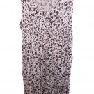 WOMEN WITHIN Dress Long Maxi FLORAL Soft Cotton Pleated Button Tag 2X - Fits 4X