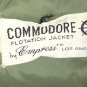 Vintage Flotation Jacket Coat Hooded Commodore Empress Survival NOS Large 46