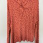Plus Size Knit Top Long Sleeve Cowl Neck Fold Over Comfy Generous 66â Bust 3X