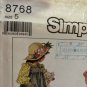 Simplicity Dress Pattern 8768 Lillian August Gunne Sax Prairie Girls Sz 5 UnCut