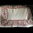 VTG Cotton Tablecloth WILENDUR PENNSYLVANIA DUTCH Amish Country Farmhouse 48X 60