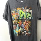 Marvel Mad Engine T Shirt Super Hero Cast Movie Promotion New Cond Gray Large Marvel Mad Engine T Shirt Super Hero Cast Movie Promotion New Cond Gray Large