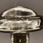 Vintage Glass Drawer Knobs Pulls Oval Beaded Rim Furniture Elegant Chic Glam 8