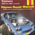 1982-1992 Chevrolet Camaro Haynes Repair Service Workshop Shop Manual 0603 1982-1992 Chevrolet Camaro Haynes Repair Service Workshop Shop Manual 0603