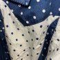 Vintage Jacket Blue White Polka Dot 80s Windbreaker Pan Asia Jogging Medium RARE