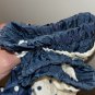 Vintage Jacket Blue White Polka Dot 80s Windbreaker Pan Asia Jogging Medium RARE