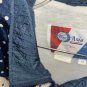 Vintage Jacket Blue White Polka Dot 80s Windbreaker Pan Asia Jogging Medium RARE