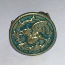 VINTAGE Cocktail Ring Adjustable Griffin 1960s Retro Renaissance Festival Patina