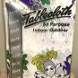 RARE Mardi Gras TABLE COVER Vintage Party Decoration Pierrot Jester 52 X 70 NEW