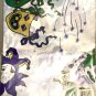 RARE Mardi Gras TABLE COVER Vintage Party Decoration Pierrot Jester 52 X 70 NEW