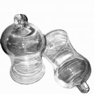 2 Peg Votive Candle Holders Traditions Clear Wedding Regency HOMCO Interior Deco