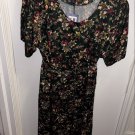 Romper Shorts PlaySuit Pocket Button Floral Green Great Maternity Too! 24 W 3 XL