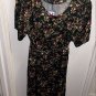 Romper Shorts PlaySuit Pocket Button Floral Green Great Maternity Too! 24 W 3 XL
