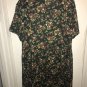 Romper Shorts PlaySuit Pocket Button Floral Green Great Maternity Too! 24 W 3 XL
