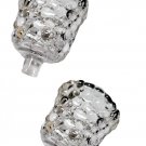 2 Votives Peg Candle Cup Bubble Tea P7414 Partylite Farm House Chic Crystal RARE
