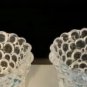 2 Votives Peg Candle Cup Bubble Tea P7414 Partylite Farm House Chic Crystal RARE