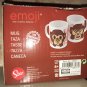 Monkey Mug Coffee Tea See No Evil Speak No Evil Emoji Comic Design Geek NEW L@@K