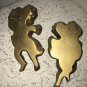 Vintage MCM Cherub Wall Decor Homco Gold Romantic Chic Holiday Decor Victorian 6