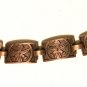 Fred Harvey Era Copper Knifewing Kachina Link Bracelet Bell Trading Vintage 50s