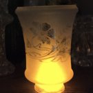 Antique Light Shade Frosted Glass Gas Kerosene DIY FarmHouse Chic Decor Candle Antique Light Shade Frosted Glass Gas Kerosene DIY FarmHouse Chic Decor Candle