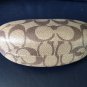 REAL COACH SUNGLASSES EYEGLASS CASE BROWN TAN Designer Retro Smoke Free Clean