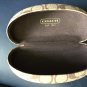 REAL COACH SUNGLASSES EYEGLASS CASE BROWN TAN Designer Retro Smoke Free Clean