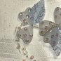 30pc Flower Spray Lt Blue Organza Pearls Sequins Bridal Wedding Custom Lampshade