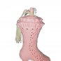 Vintage Boot Pomander AVON 70s Victorian Closet Vanity Pink w Tassel Romantic